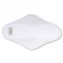 Woman reusable night pads in bamboo - White
