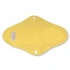Woman reusable night pads in bamboo - Yellow