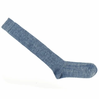 Knee high socks in wool and organic cotton_43233