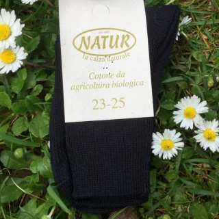 Short socks in dyed organic cotton terry_43213