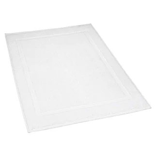 Bath mat in organic fairtrade cotton White_56695