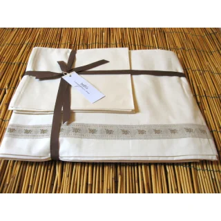 Single bed linen set in organic cotton_65149