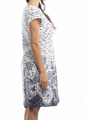 Dress Chantilly short sleeve in organic cotton_92875