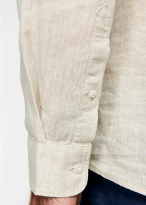 Enrique men's linen shirt - Natural_103371