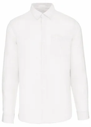 Camicia Enrique da uomo in lino -Bianco_103396