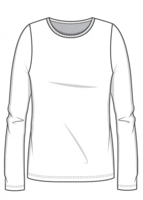 Women's crewneck sweater in Bamboo_103700