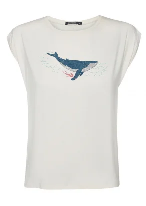 T-shirt Whale Dive da donna in Ecovero™_109042