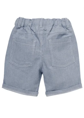 Bermuda Righe Jeans per bambini in puro cotone biologico_109389