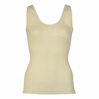 Woman sleeveless vest wool/silk mashine wash_51715