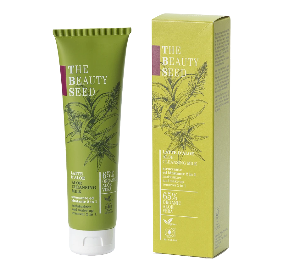 The Beauty Seed Aloe Milk moisturizer and make-up remover