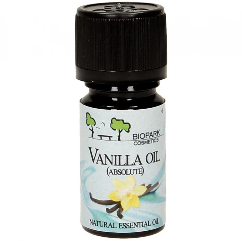 Vanilla essential oil in jojoba oil