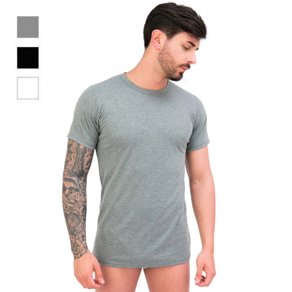 Men's underwear t-shirt in interlock cotton