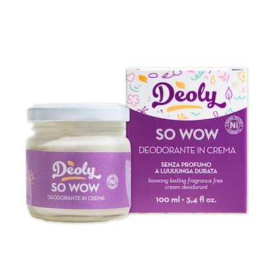 SO WOW cream deodorant long-lasting without fragrance