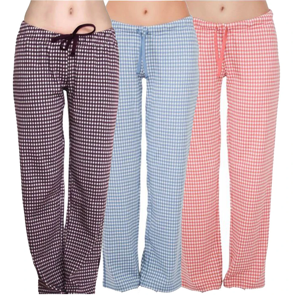Women pajama trousers in organic cotton
