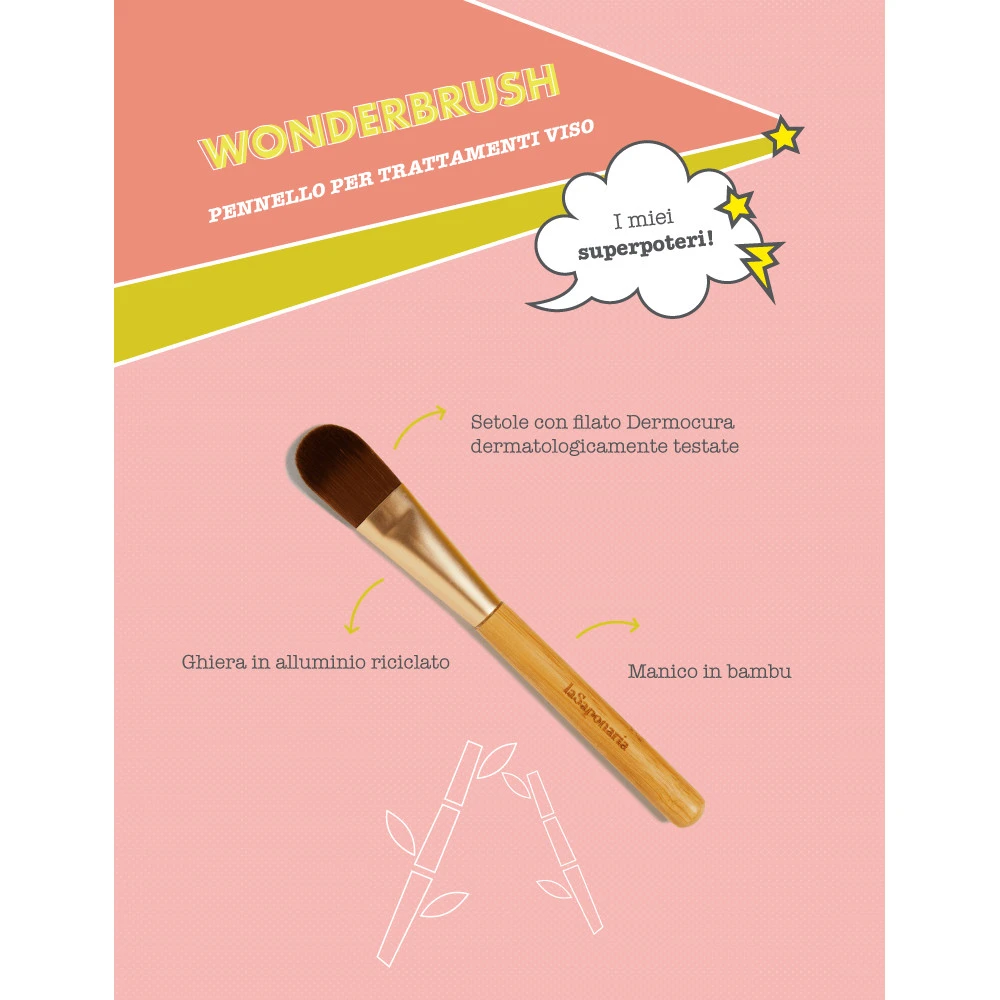 Bamboo brush for Wonderbrush facial treatments_74981