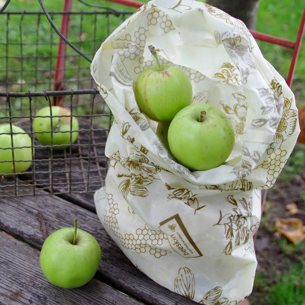 beeskin BAG L - 25x45 cm in organic cotton and beeswax