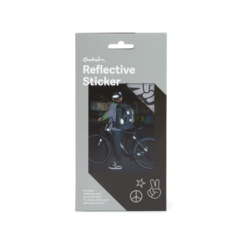 Satch reflective stickers for young cyclists