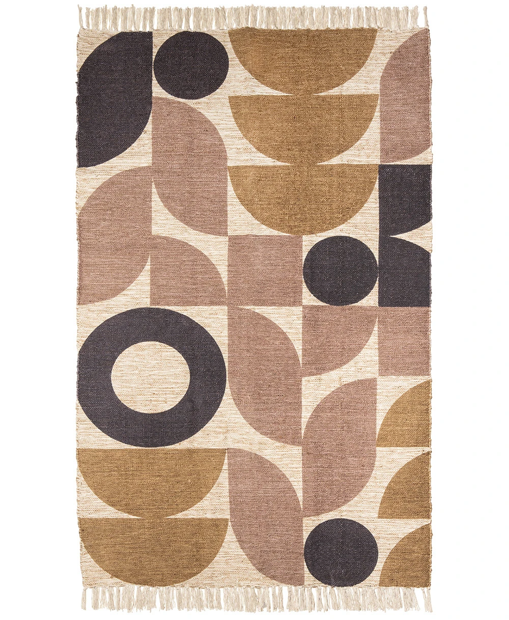 RETRO rug 120 x 190 in pure cotton - GoodWeave