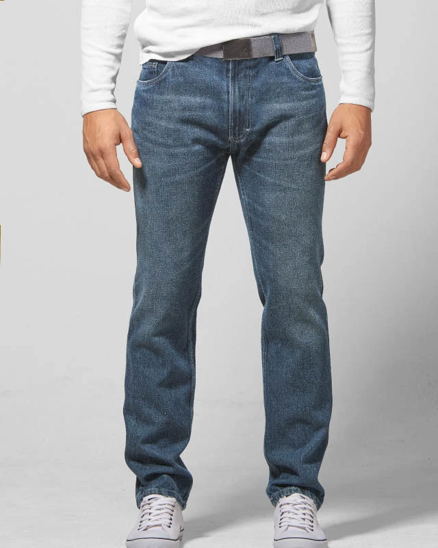 Men's 510 Blue Denim Laser Jeans in hemp and organic cotton