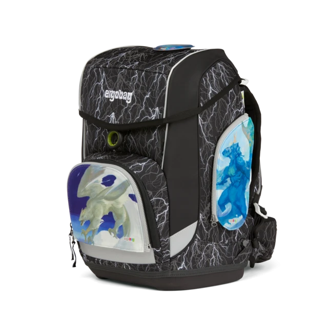 Zippies Dragons suitable for Ergobag SETs to customize the backpack_95138