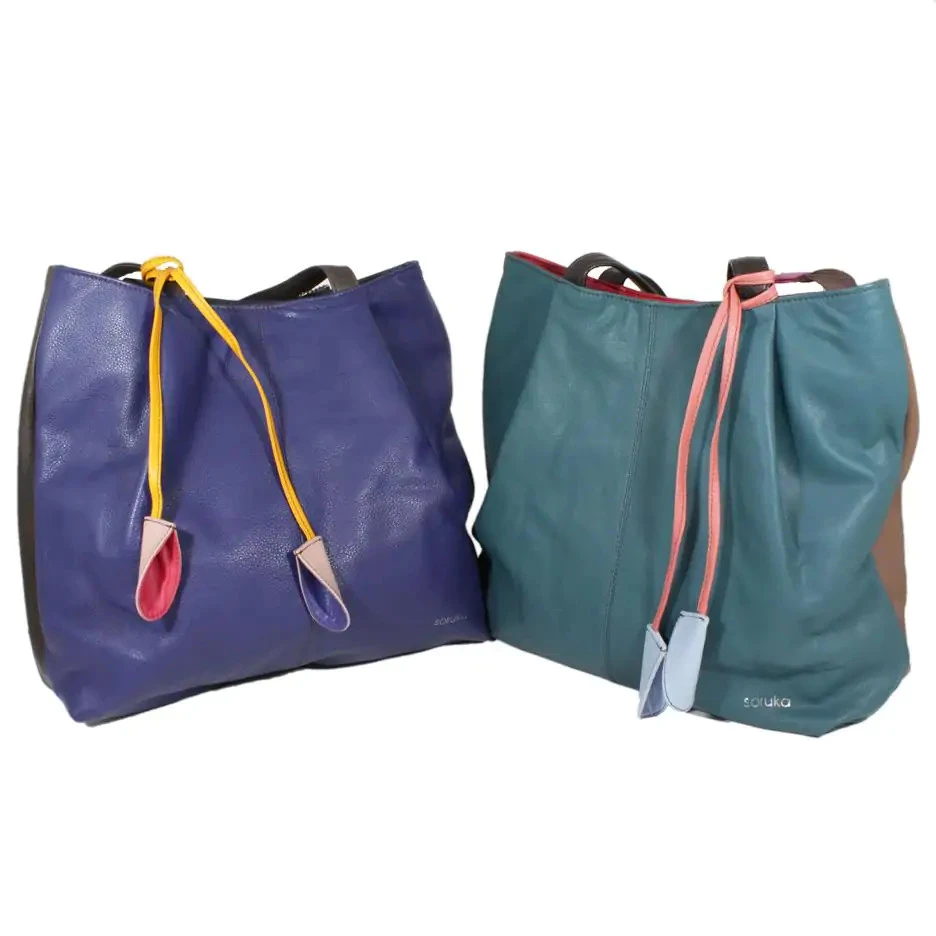 Celin Shopper Bag in Fair Trade recycled leather