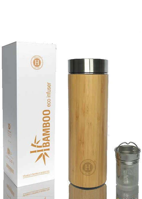 Bamboo and Stainless Steel Infuser