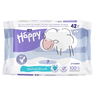 Children's Wet Wipes for Toilet Sensitive with Aloe fragrance-free Biodegradable