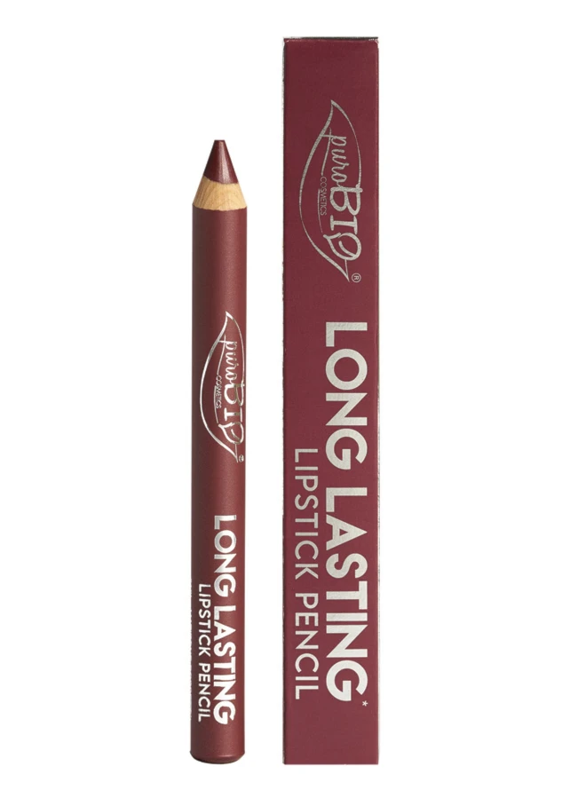 PuroBIO Organic long lasting lipstick pencil - 016L burgundy