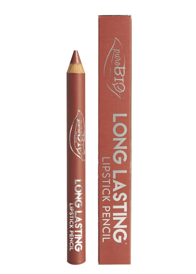PuroBIO organic long lasting lipstick pencil - 017L peached nude