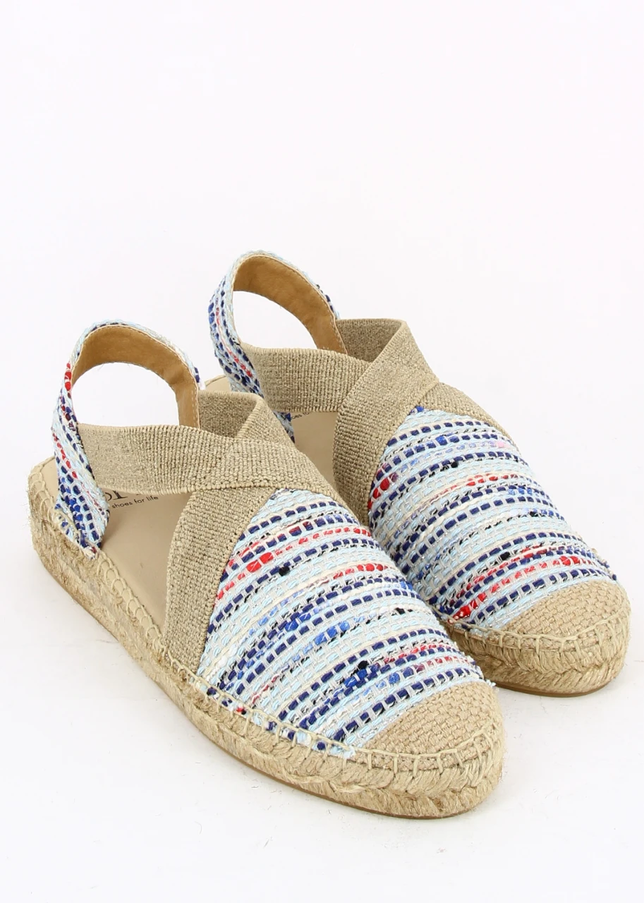 Dennis espadrille sandals made of recycled natural yuta