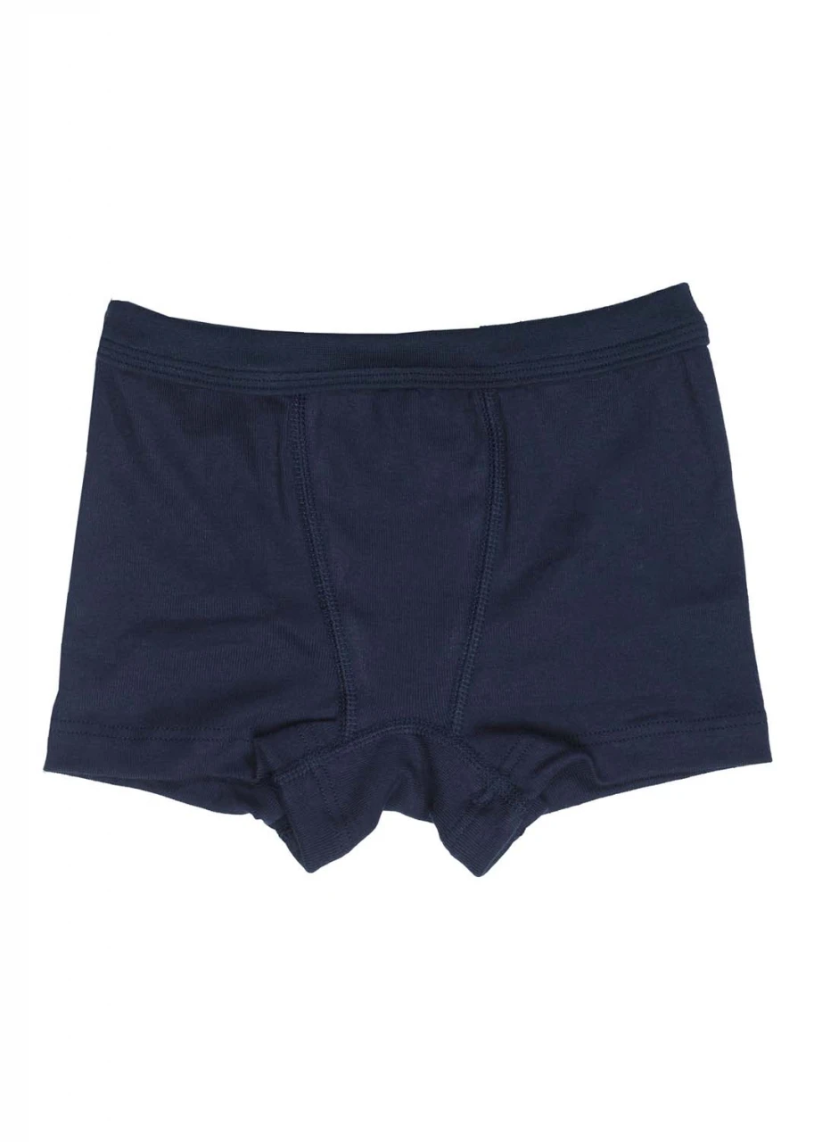 Boxer shorts for baby in pure organic cotton - Blue
