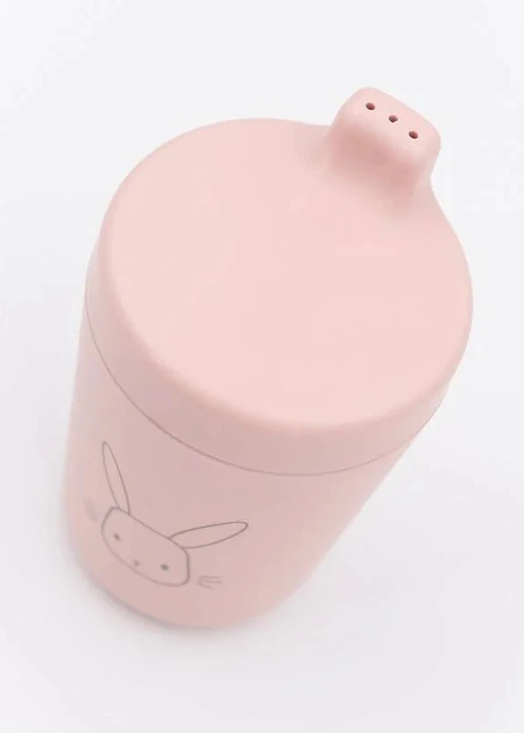 Vegetable PLA glass with spout - Pink_104478