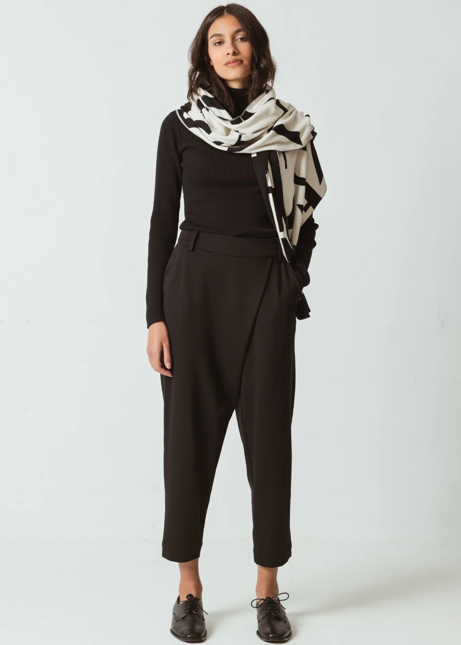 Trousers Ezama for women in Tencel Modal - Black