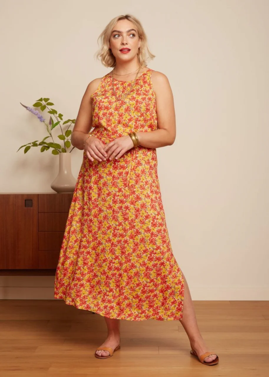 Vintage Hazel dress in sustainable Ecovero viscose
