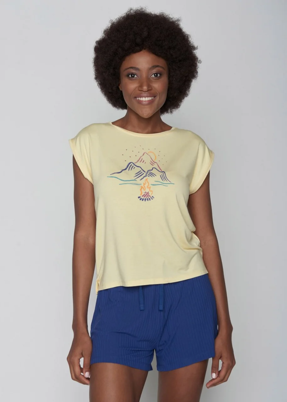 Women's Aqua Fire T-shirt in Ecovero™