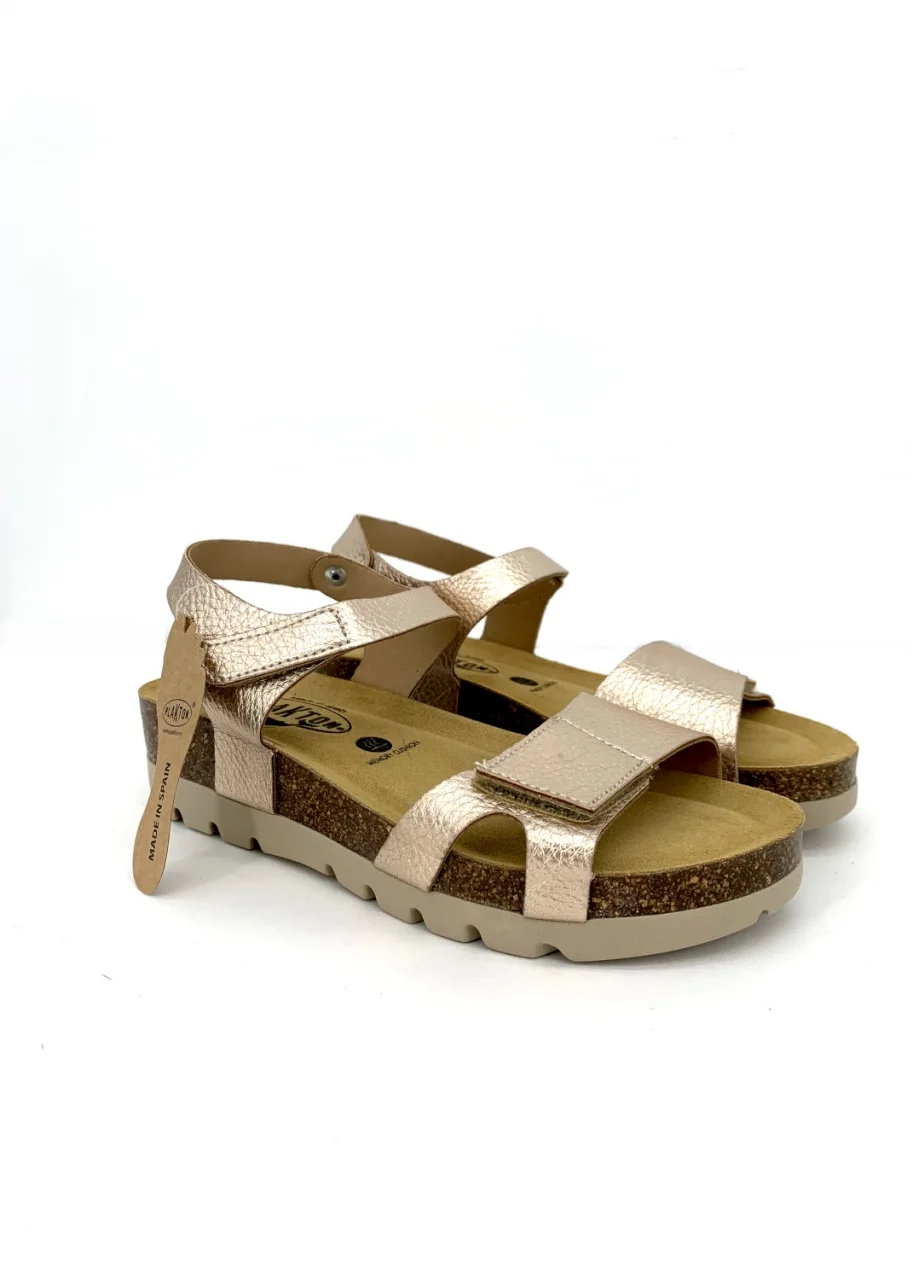 Comtes anatomical sandals for women cork and natural leather