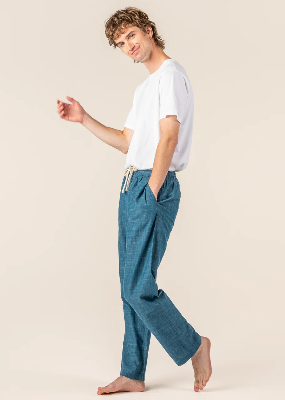 Men's Ringo trousers in natural cotton