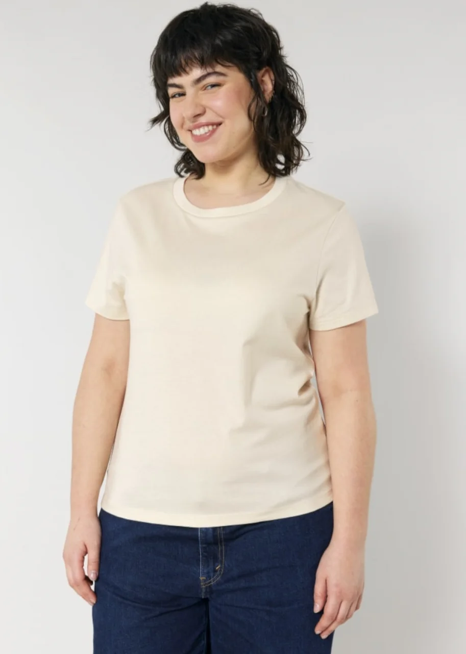 Women's Muser Raw T-shirt in organic cotton