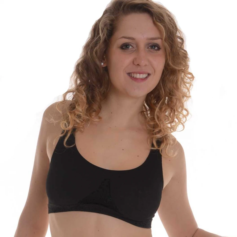 Bra TOP-FIT in bamboo and castor fiber
