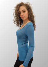Maglia manica lunga Brigitta in Modal Cashmere