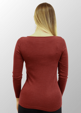 Maglia con ricamo floreale Ester in Lana Seta