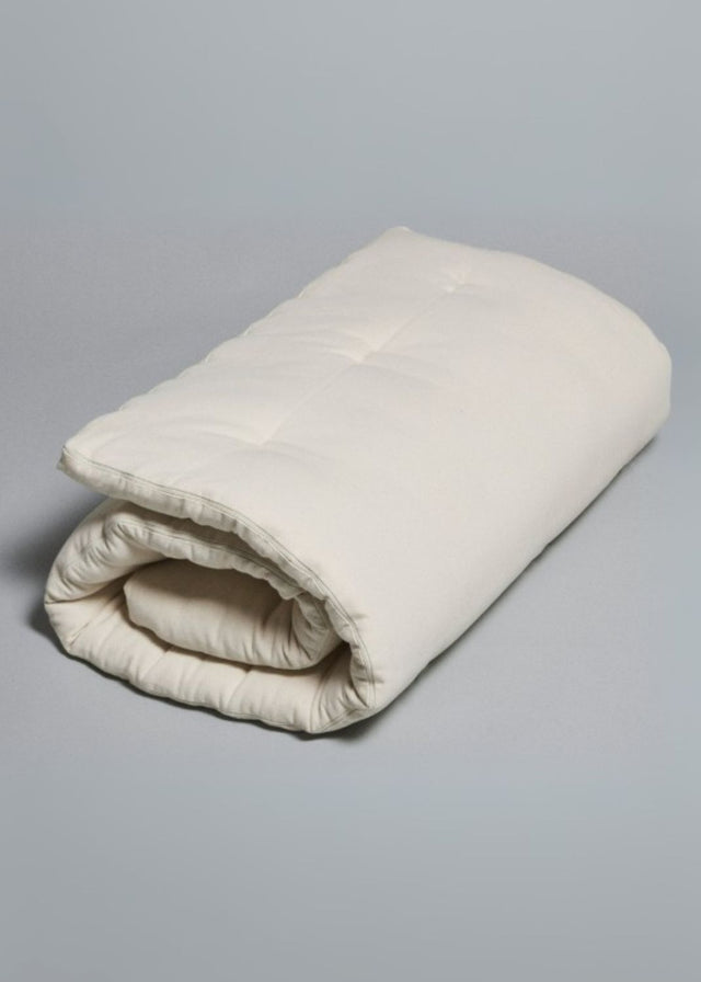 Dandelion Mattress Topper, in wool, hemp, cotton
