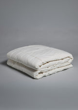 Trapunta Primula, in lana cardata, rivestimento in puro cotone