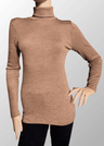 Sophie Mock Neck Sweater in Modal Wool Cashmere 