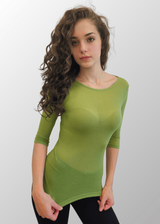 Maglia manica 3/4 Amelia in Modal Cashmere