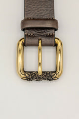 Cintura ROSE 40 ORO ANTICO in vacchetta a concia vegetale