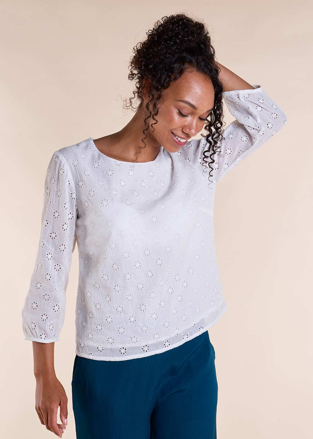 Ricamo Sangallo Blusa Cotone Donna Chloe SEE BY Blusa In Cotone