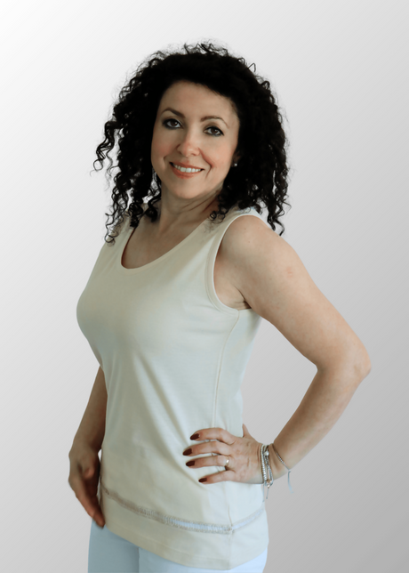 Canotta Raso Donna T-shirt Da Donna Materiale: Seta Canotta In Seta