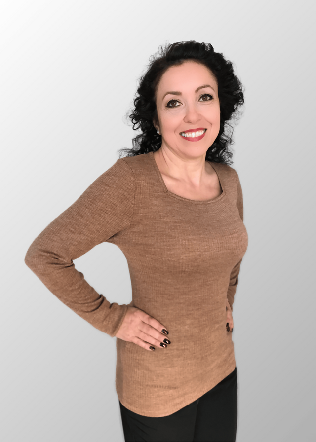 Maglia manica lunga Molly in Modal Lana Cashmere