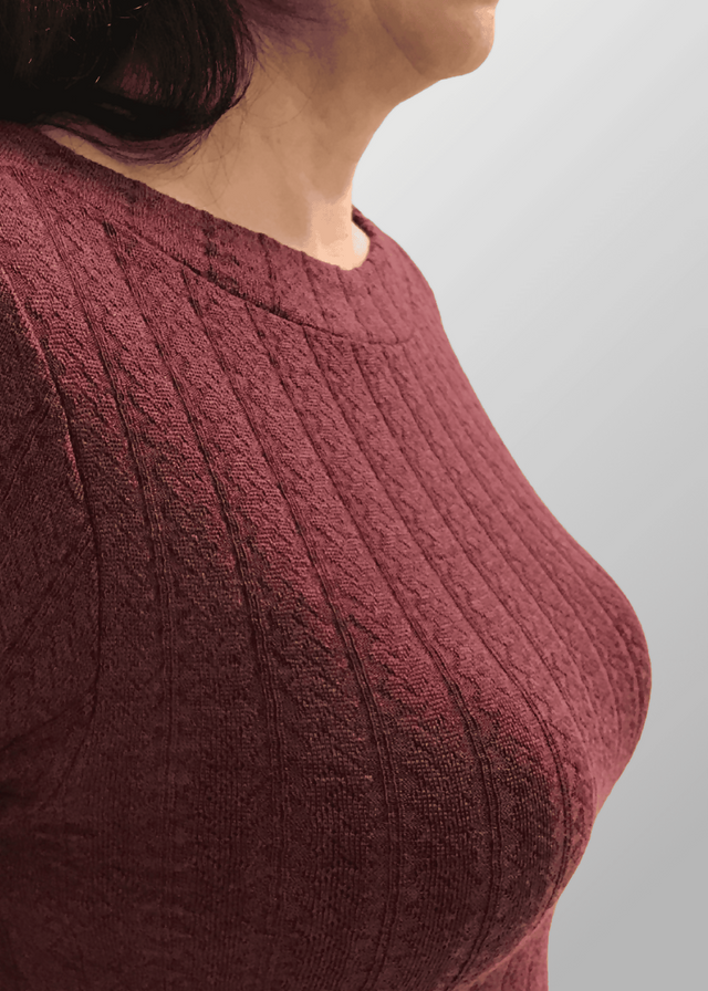 Abito corto jacquard Fabiana in Lana Seta